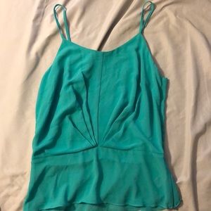 Green dressy tank top